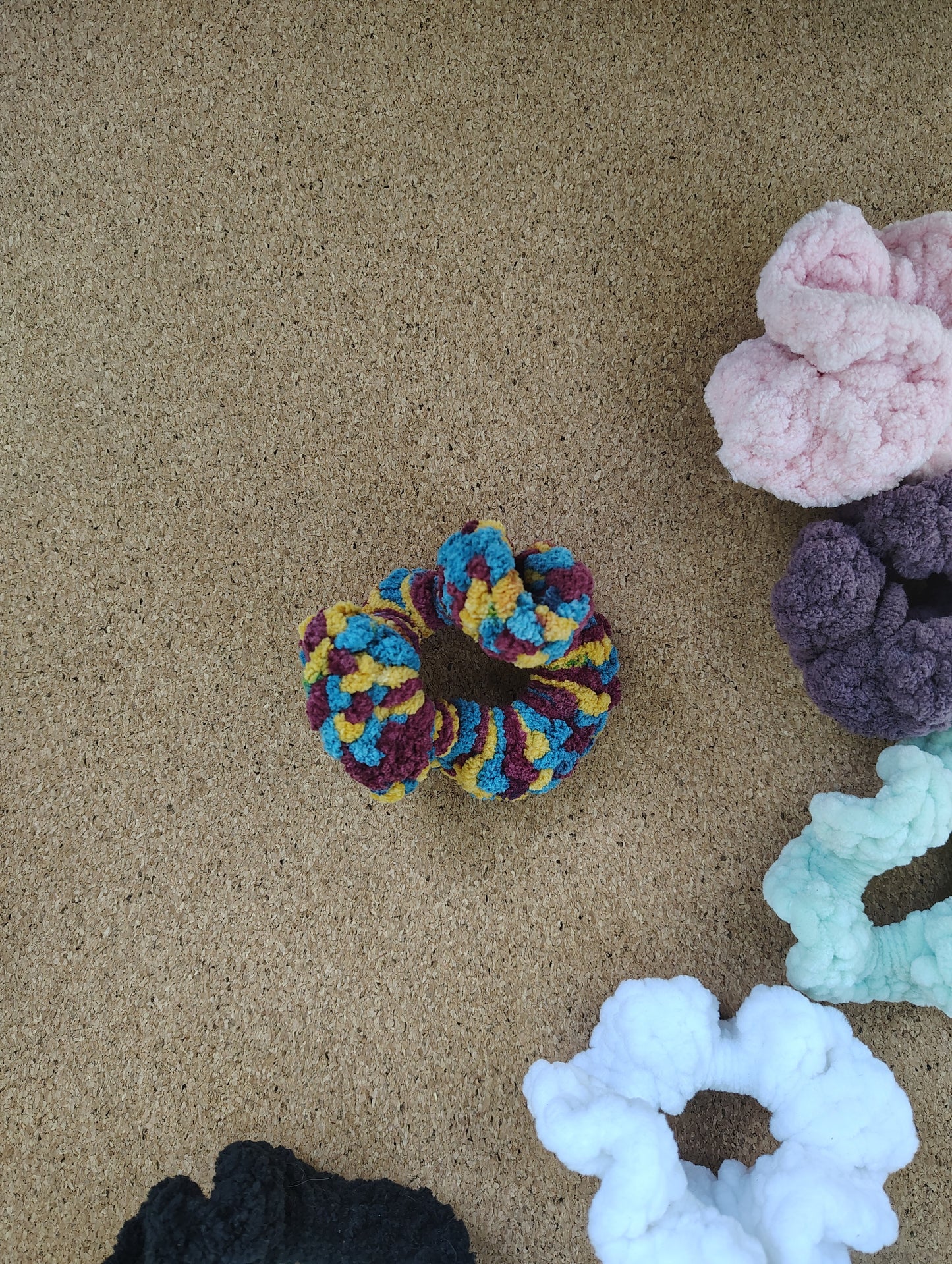 Curl Catchers in Wizard's Weave (Multicolor Scrunchies)
