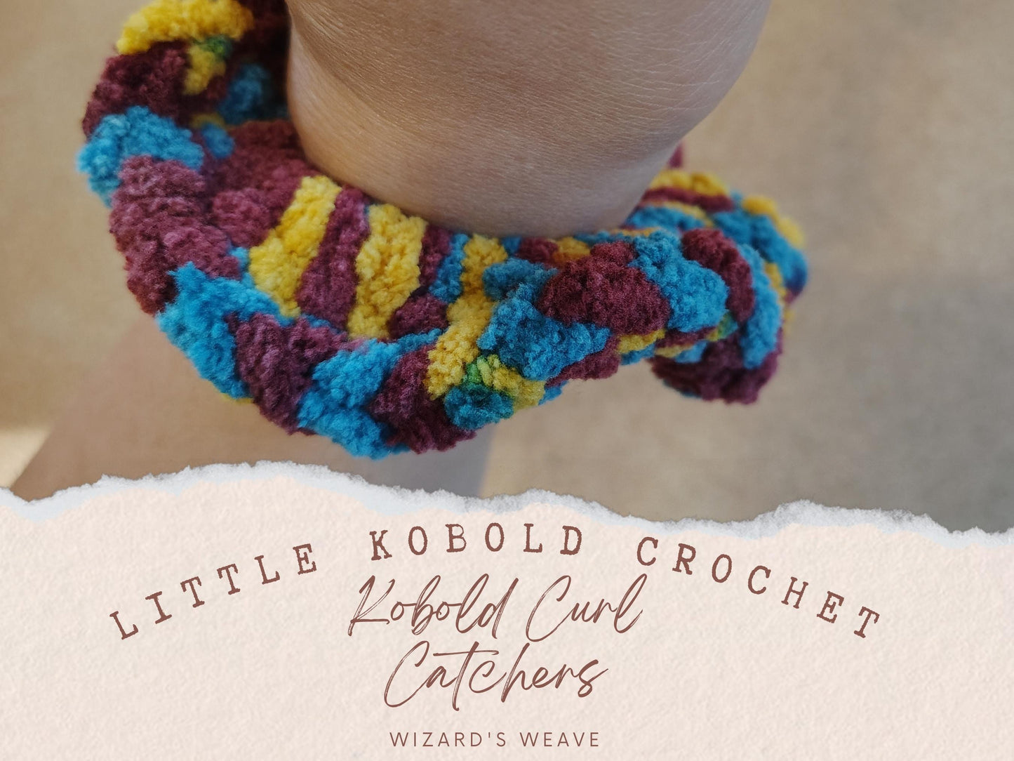 Curl Catchers in Wizard's Weave (Multicolor Scrunchies)